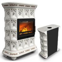 КимрПечь Истра пристенный Прованс (комплектация: Облицовка для топок Ладья-700, Erik-700)