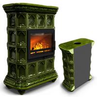 КимрПечь Истра пристенный Хвоя (комплектация: Ладья-700)