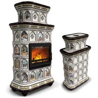 КимрПечь Истра центральный двухъярусный Звери (комплектация: Облицовка для топок Ладья-600, Antek)