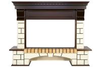 Портал Pierre Luxe - Темный дуб / Белый (Ширина 1380мм)