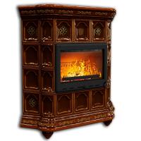 КимрПечь Истра угловой Каштан (комплектация: Ладья-600)