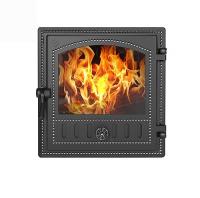 Дверка ВЕЗУВИЙ каминная 280 (Антрацит) 415*425