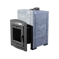 Печь для бани Атмосфера L до 20 м³ в облицовке ПроМеталл