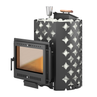 Печь для бани ЭТНА 18 (Панорама) М сетка ЛЮКС Закрытая каменка