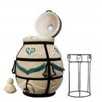 Тандыр Амфора Дастархан с откидной крышкой (в комплекте со стойкой под крышку)