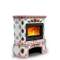 КимрПечь Прованс с дровником угловой Маки (топка: Ладья-700)