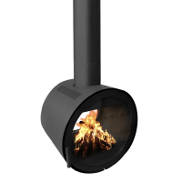 Печь-камин Eysen Tosey 360° два стекла подвесной