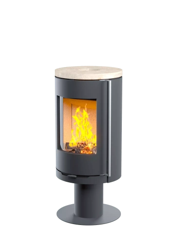 Печь-камин АСТОВ ASTOV R1.0 N (круглая задняя стенка)