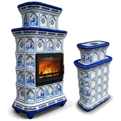 КимрПечь Истра центральный двухъярусный Голландия (комплектация: Ладья-600)