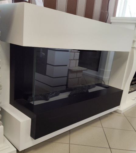 Комплект Портал Royal Flame Cube белый + Очаг Astra 36