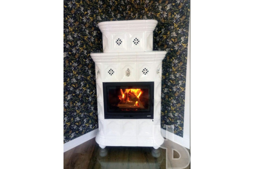 Камин КимрПечь Истра пристенный двухъярусный Голландия