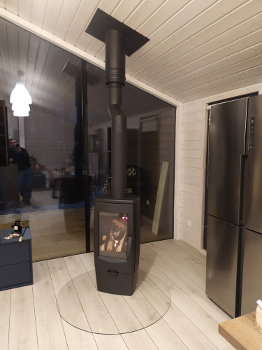 КПД ЧЕРНЫЙ Отвод сэндвич 45* ф150х230