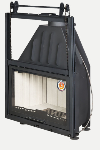 Топка Экокамин Альфа 800 К с контргрузом