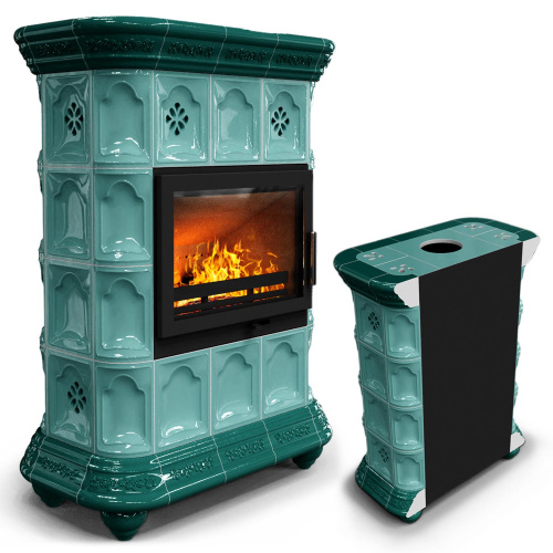 КимрПечь Истра пристенный Волна (комплектация: Ладья-700)