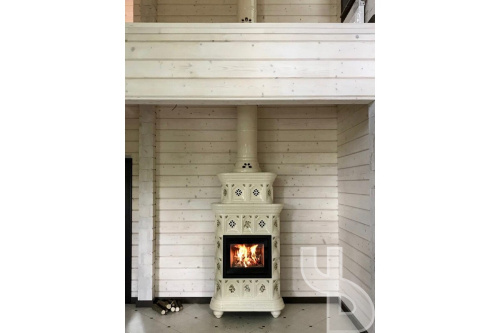 Камин КимрПечь Истра пристенный двухъярусный Голландия