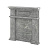 Портал Везувий для банной печи из натурального камня универсальный №2