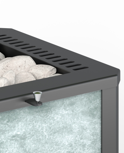 Печь для бани ВЕЗУВИЙ Легенда 22 Панорама "М" талькохлорит