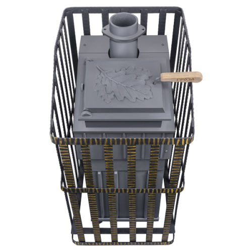 Печь для бани Технолит Гроза Ураган 18 (М) сетка