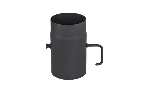 Шибер (труба с шибером) КПД ЧЁРНЫЙ 0,25м (250мм)