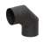 Отвод КПД ЧЁРНЫЙ 90° Отвод КПД ЧЁРНЫЙ 90°