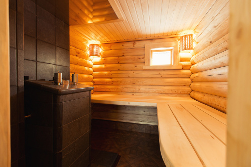 Печь для бани ИзиСтим Анапа в полноценном кожухе Пироксенит