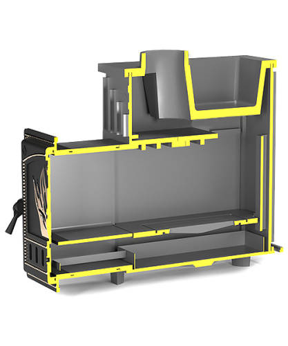 Печь для бани  ЭВЕРЕСТ (EVEREST) 24 (280) под обкладку