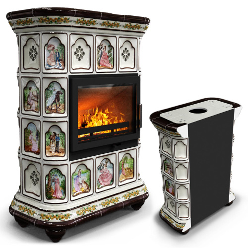 КимрПечь Истра пристенный Усадьба (комплектация: Ладья-600)