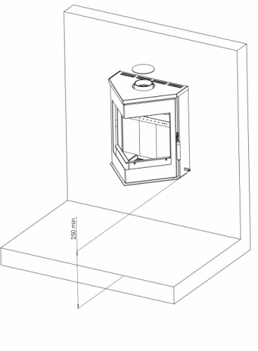 Печь-камин Мета-Бел ЛеМан 6