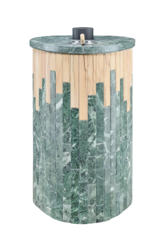 Печь для бани Ферингер Ламель Макси Змеевик+Окаменевшее дерево до 38 м3 (серия ПФ)