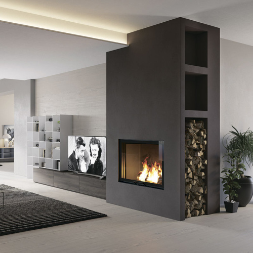 Топка Edilkamin BLOKK 90 N NERO (черная футеровка, натуральная конвекция)