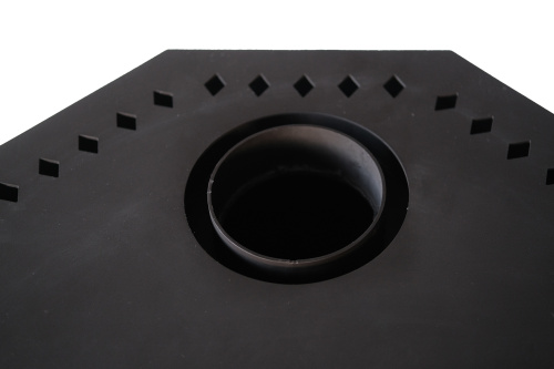 Печь-камин НМК стальная "Сибирь" 15 кВт