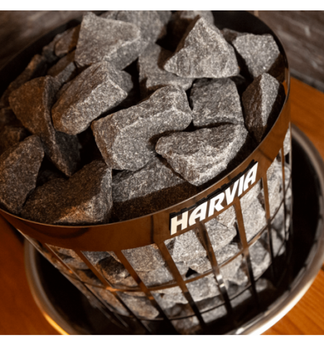 Печь Harvia Cilindro PC70 Черная сталь (Black Steel) (10м3) электрическая со встроенным пультом