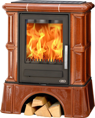 Печь-камин ABX Bavaria K, с кафельным цоколем