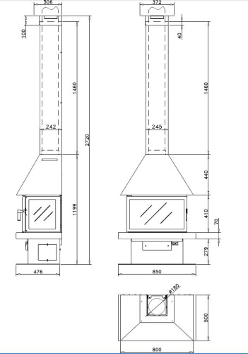 Камин Rocal CALOR LL-15A