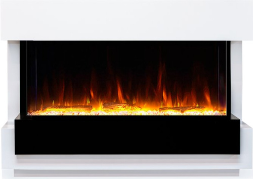 Комплект Портал Royal Flame Cube белый + Очаг Astra 36