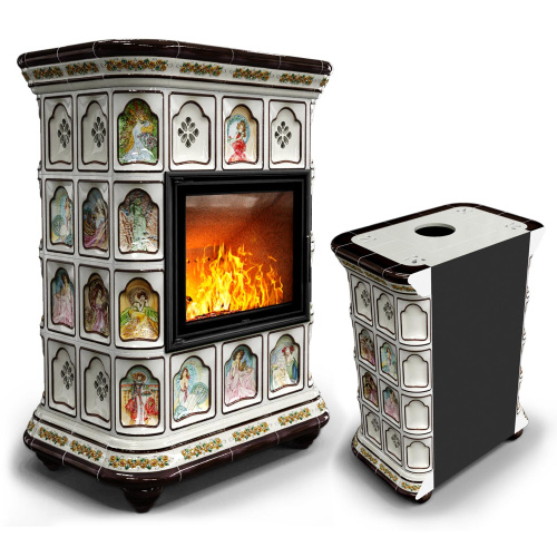 КимрПечь Истра пристенный Муха (комплектация: Облицовка для топки МЛ 700)