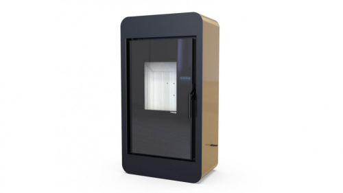 Печь-камин DEFRO HOME PICO, 6,6 кВт, золотая сталь