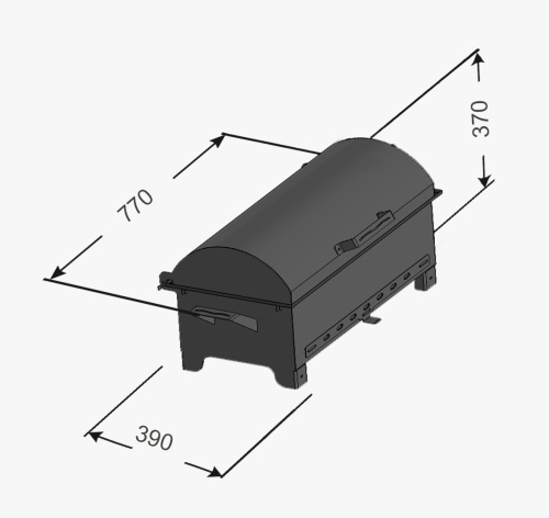 Гриль (мангал) Березка Триумф 600