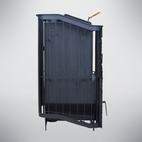 Печь для бани Варвара Терма Каменка мини укороченная стекло