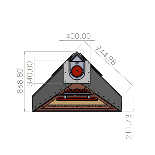Печь камин Eysen Giza(подвесной)