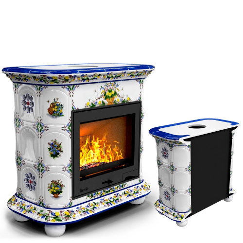 КимрПечь Прованс пристенный Луг (топка: Ладья-600) (топка: Ладья-600)