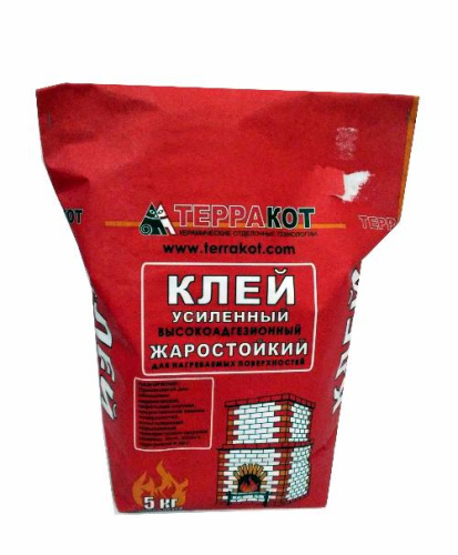 Клей жаростойкий усиленный "Терракот" 5кг